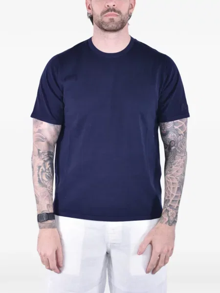 Tricou Mc2 Saint Barth cu broderie albastru