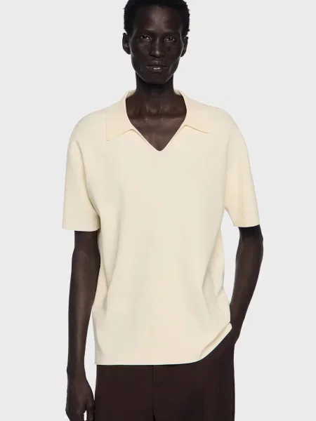 Поло Sandro белое