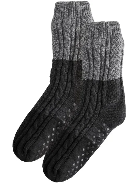 Next Nogavice siva črna