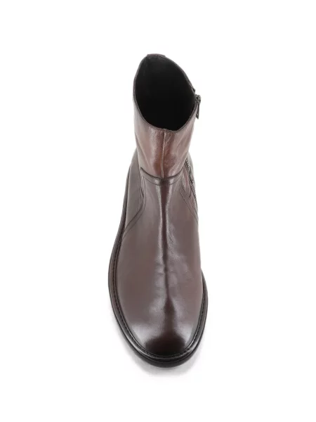 Botine Alexander Hotto din piele maro