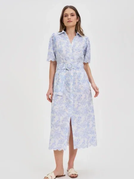 Rochie Marisse de costum alb
