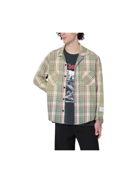 Koszula Gallery Dept. flanelowa zielona