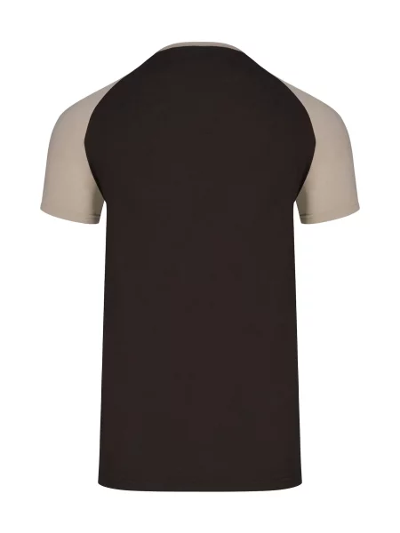 SikSilk Tričko tmavohnedá / tmavošedá