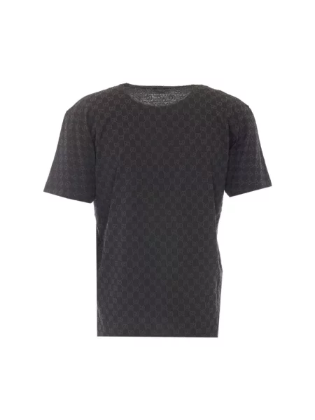Koszulka Gucci z logo czarna