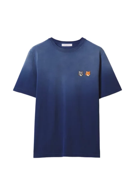 Tricou Maison Kitsune albastru