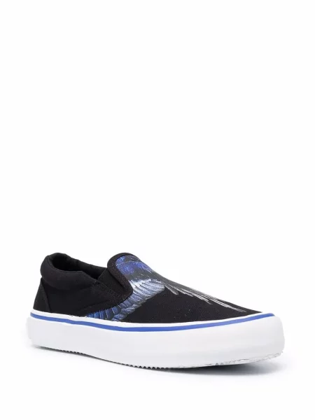 Sneakersy Marcelo Burlon County Of Milan wsuwane skórzane czarne