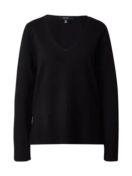 VERO MODA Pulover Silje' negru