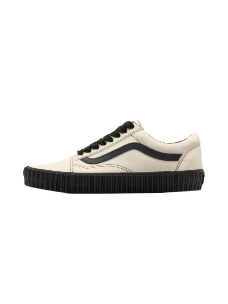 Sneakerși Vans Old Skool de lână alb
