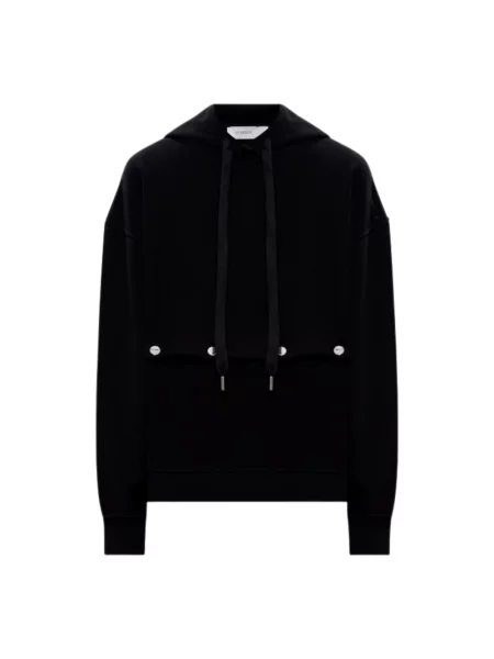 Bluza z kapturem Sportmax z kapturem czarna