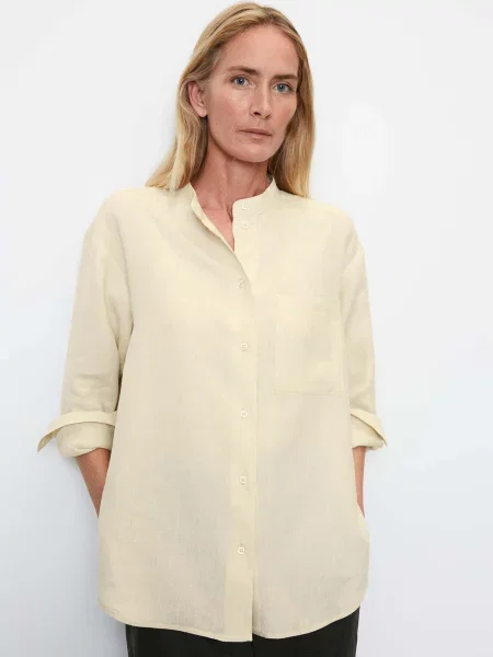 Marc O’Polo Блуза з довгим рукавом Без підкладки бежевий