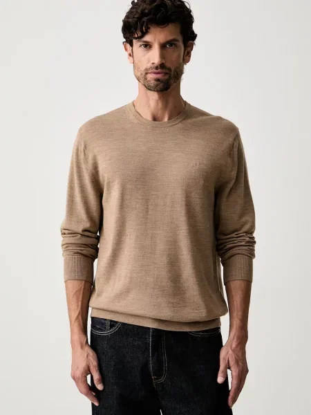 Calvin Klein pulover pentru bărbați din lână maro