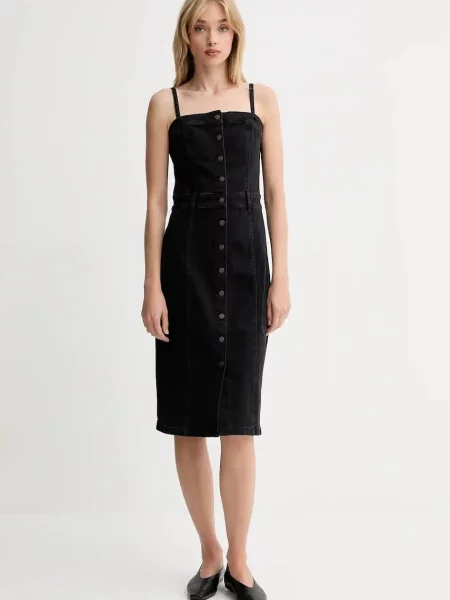 Jeans obleka Levi's črna