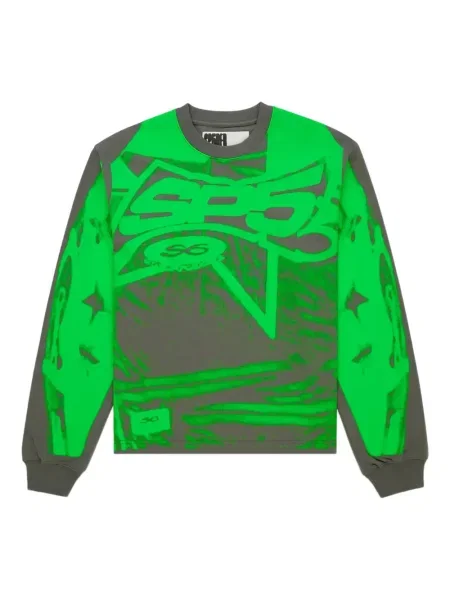 Tricou Sp5der lung gri