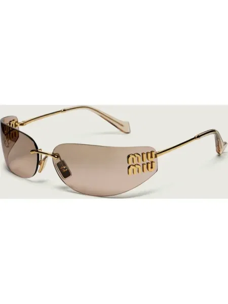MIU MIU Ochelari de soare MU auriu