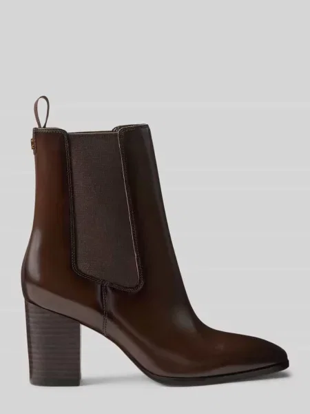 Lauren Ralph Lauren sztyblety skórzane Rlyn Bte Hl brązowe