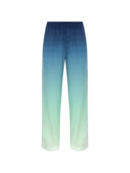Pantaloni Casablanca cu gradient albastru