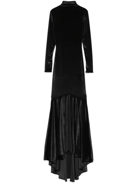 Rochie maxi Atu Body Couture de catifea de costum negru