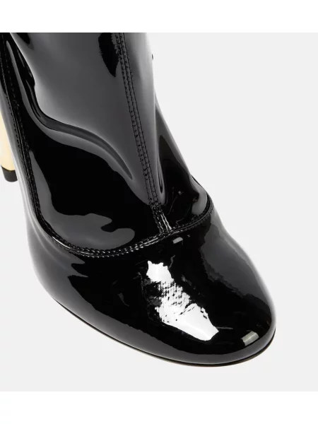 Cizme scurte Alaïa din piele negru