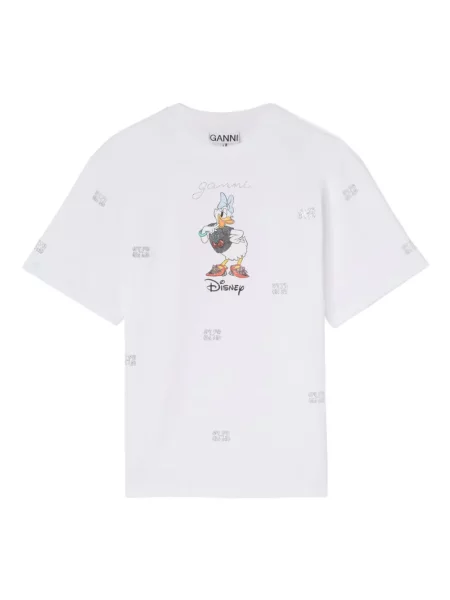 Tricou Ganni alb