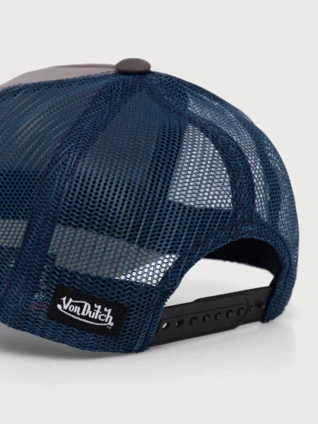 Von Dutch czapka z daszkiem z bawełną fioletowa