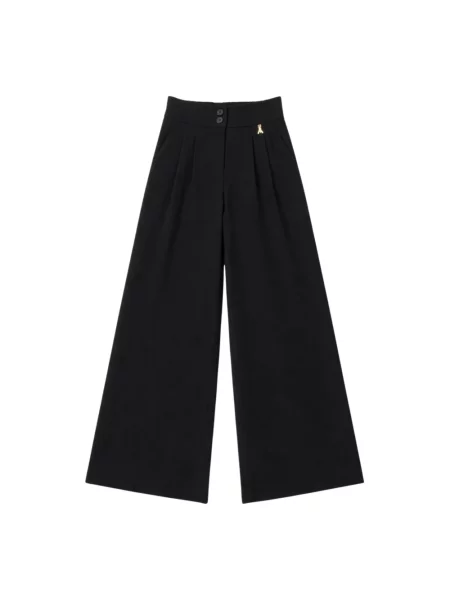 Spodnie palazzo Patrizia Pepe czarne