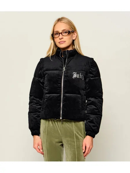 Juicy Couture Geacă 2 în 1 Margo Diamante negru