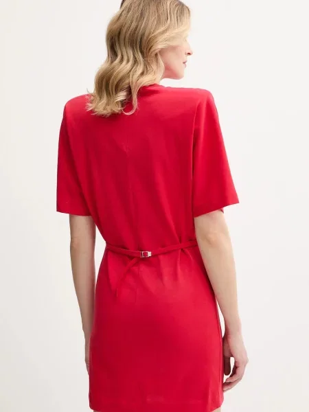Платье мини Pinko красное