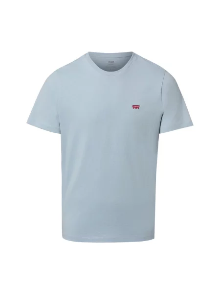 Levi's T-shirt Mężczyźni Dżersej jednolity S niebieski