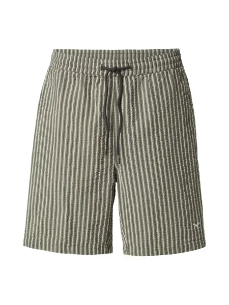 Iriedaily Hlače Seekah / sivkasto zelena