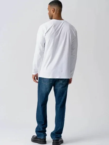 TEESHOPPEN Cămașă Basic Long alb