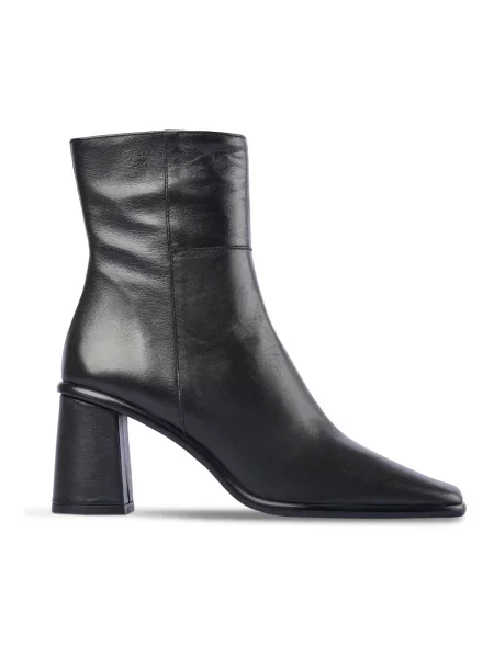 Buty do kostki Alohas skórzane retro czarne