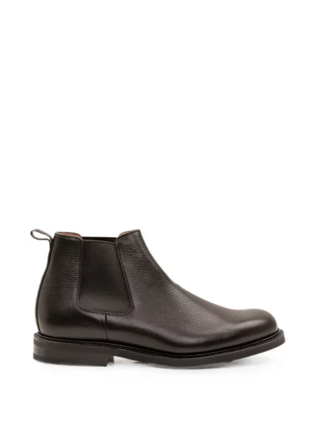 Botine chelsea Church's din piele negru