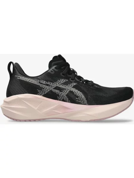 Buty do biegania ASICS Novablast 5 czarno jasnoróżowe czarne