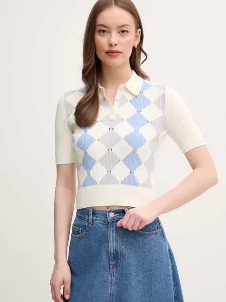 United Colors of Benetton polo beżowa