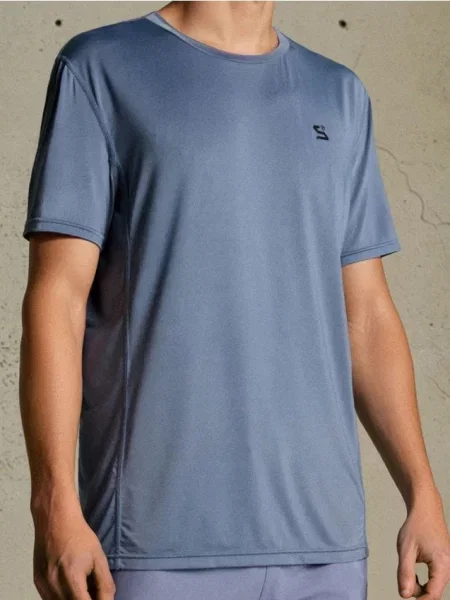 Sinsay Koszulka sportowa SNSY PERFORMANCE niebieski