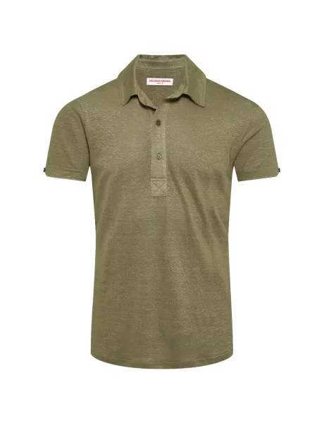 Tricou polo Orlebar Brown scurt verde