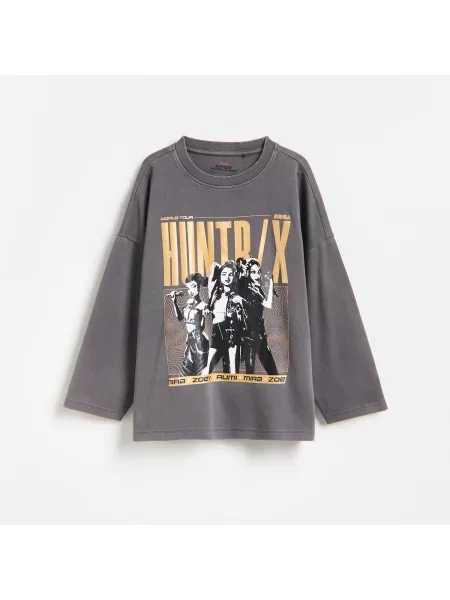 Reserved KPop Demon Hunters™ póló sötétszürke