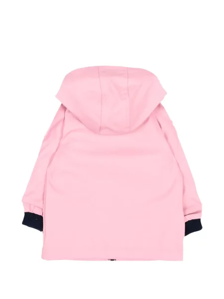 Płaszcz przeciwdeszczowy dziecięcy Petit Bateau różowy