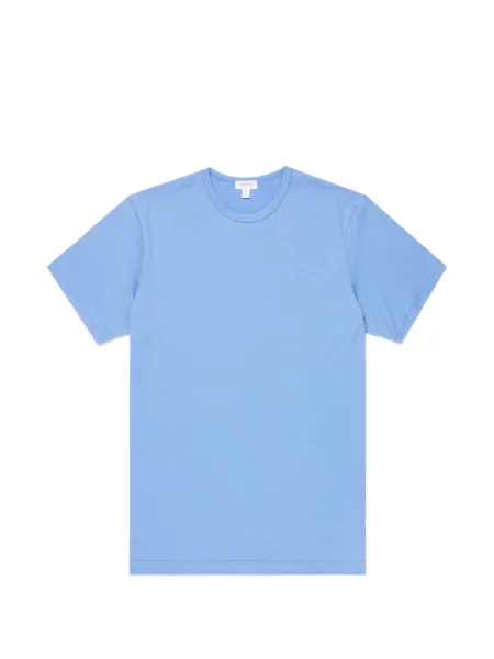 Scurt tricou Sunspel albastru