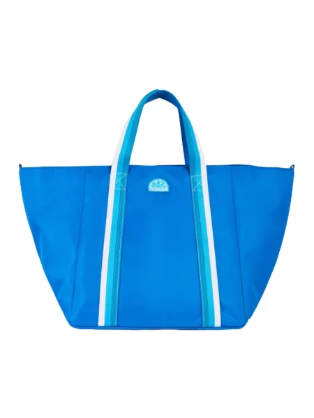 Lniana torba plażowa Sundek niebieska