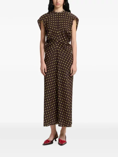 Rochie Altuzarra cu buline maro