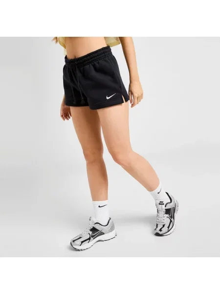 Nike Szorty W Nsw Phnx Flc Mr Std Shrt czarne