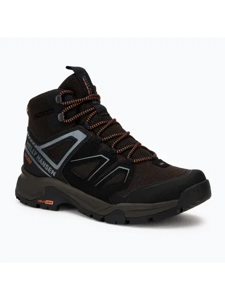 Férfi trekking cipő Helly Hansen Stalheim HT Boot beluga / burnt orange Stalheim HellyTech Boot narancsszínű