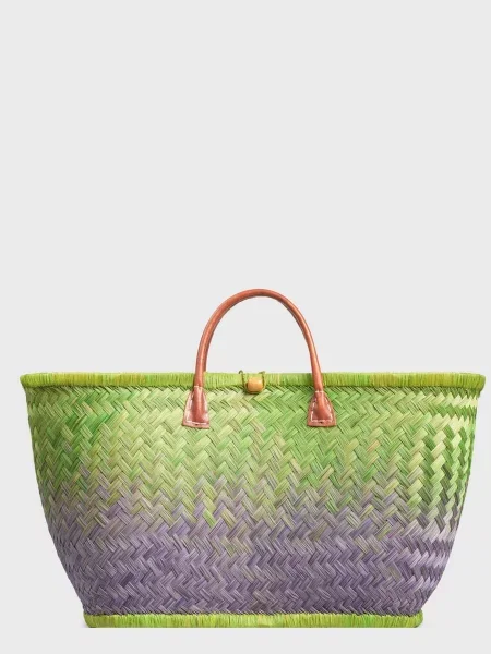 Le Comptoir de la plage Пляжна сумка Солома зелений