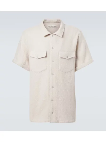 Kašmírová košile God's True Cashmere bílá