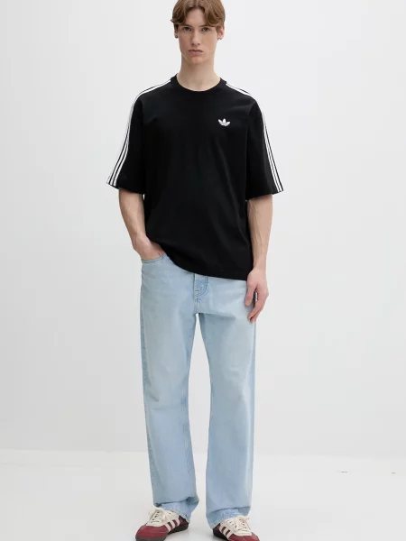 Adidas Majica adicolor Oversize črna