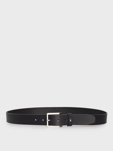 Кожаный ремень Tommy Hilfiger синий