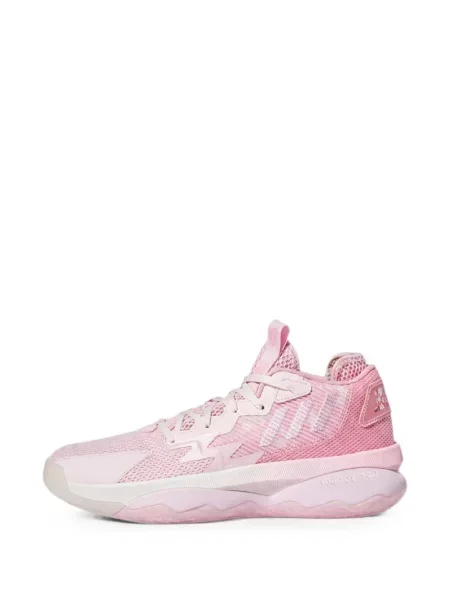 Ριγέ πλεκτά sneakers Adidas Climacool με αυτόγραφο κόκκινο