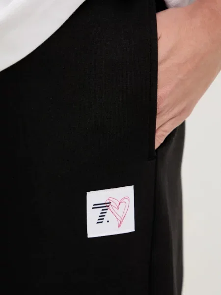 Однотонные спортивные штаны Ea7 Emporio Armani черные