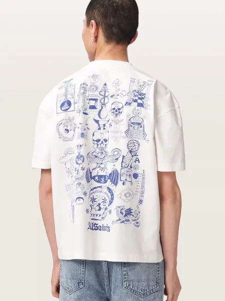 AllSaints tricou pentru bărbați din IGNIS bej